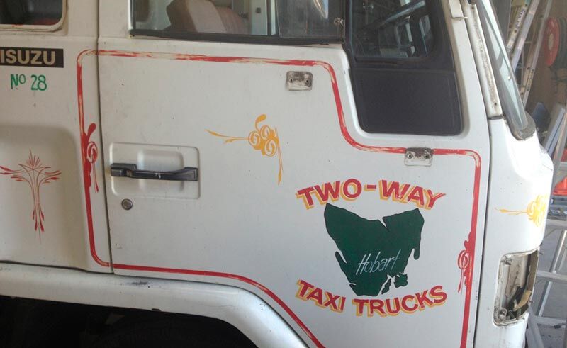 Before shot of GASP! truck