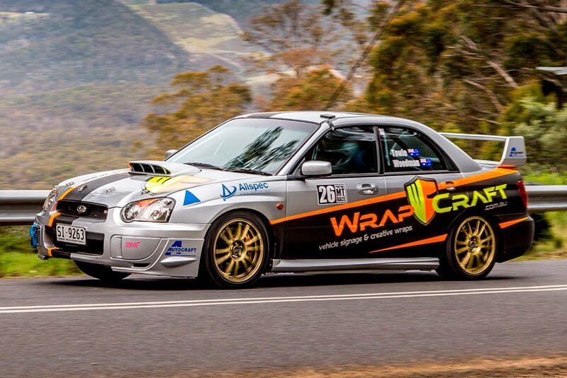 Wrap Craft Hobart Racecar Graphics Subaru STI
