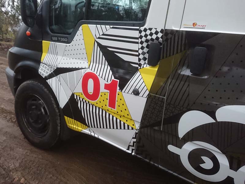 Food Truck Partial Wrap Hobart Chan Bao