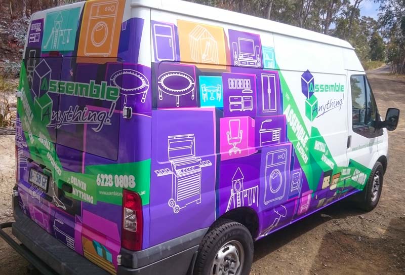 Partial Van Wrap Assemble Anything
