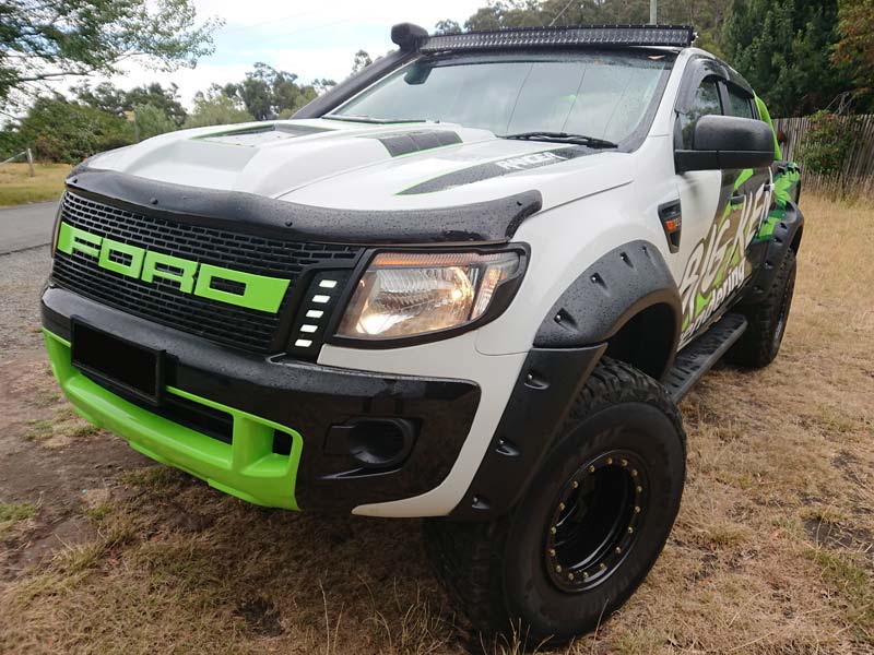 Tradies Ute Partial Wrap Hobart Tasmania - Big Ken Rendering