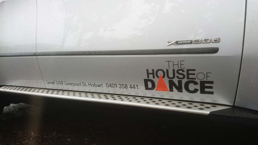 House of Dance Loading Zone Signage Hobart