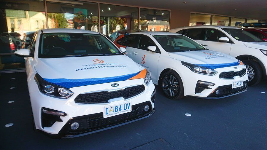 District Nurses Fleet Signage by WrapCraft Hobart