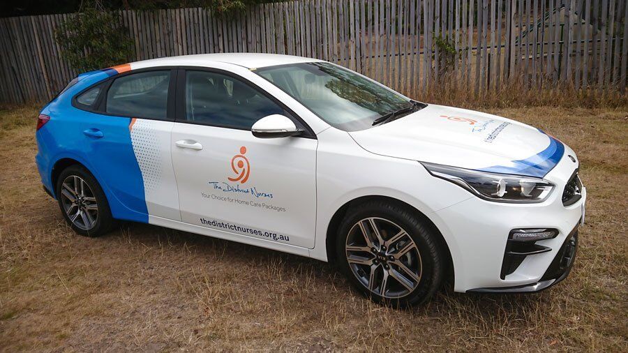 District Nurses Fleet Signage Partial Wrap