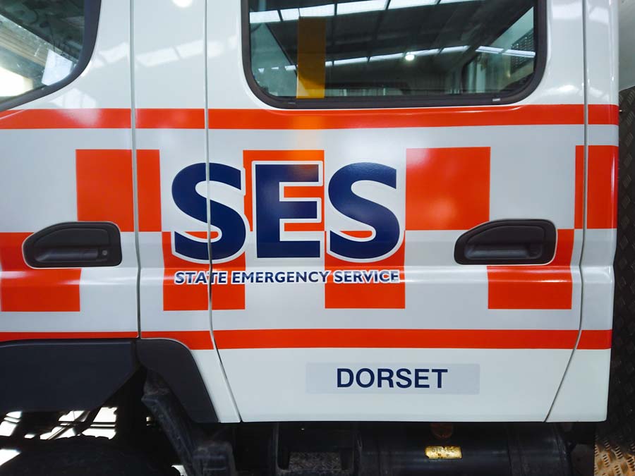 SES Tasmania High Visibility Graphics