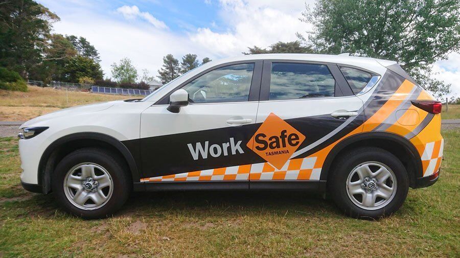WorkSafe Tasmania Fleet Signage