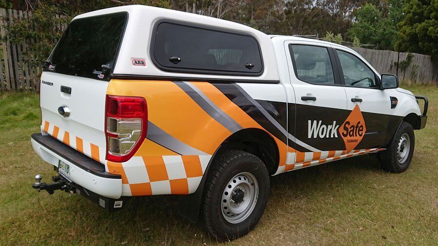 WorkSafe Tasmania Fleet Signage